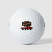 Papa's Rood Musculair Autosnelheidshop Golfballen (Voorkant)