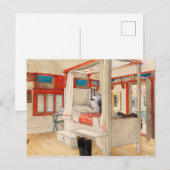 Papa's Room, 1895, door Carl Larsson Briefkaart (Voorkant / Achterkant)