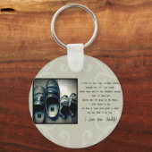 Papa's schoenen sleutelhanger (Voorkant)