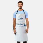 Papa's Schort - Vaderdag cadeau voor papa (Gedragen)