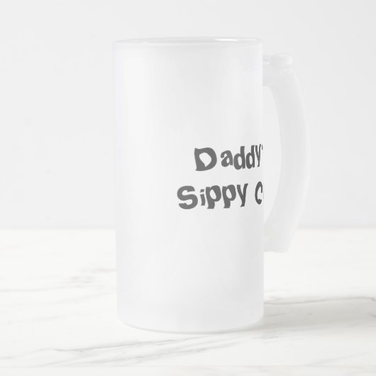 Papa's Sippy Cup Matglas Bierpul (Voorkant rechts)