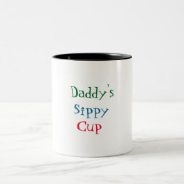Papa's Sippy Cup Tweekleurige Koffiemok