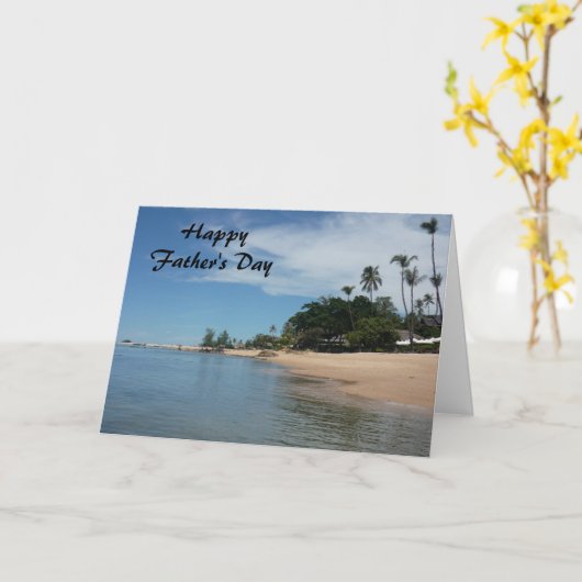 Papa's strand kaart (Gele Bloem)