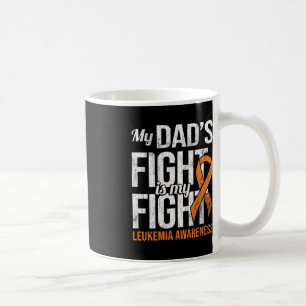 Papa's strijd Mijn strijd Leukemie Bewustzijn Leuk Koffiemok