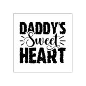 Papa's Sweet Heart Rubberstempel (Afrduk)