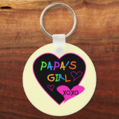 Papa's T - shirts, Petten, Mokken, Buttonnen, kled Sleutelhanger (Voorkant)