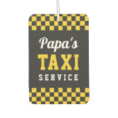 Papa's Taxi Service | Cute Grandpa Gift Luchtverfrisser (Voorkant)