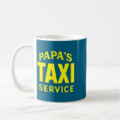 Papa's Taxi Service - Funny Dad Driver Love  Koffiemok (Links)