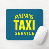 Papa's Taxi Service - Funny Dad Driver Love Muismat (Met muis)