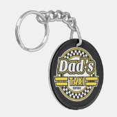 Papa's Taxi Service - Gift for Dad - Sleutelhanger (Voorkant Links)
