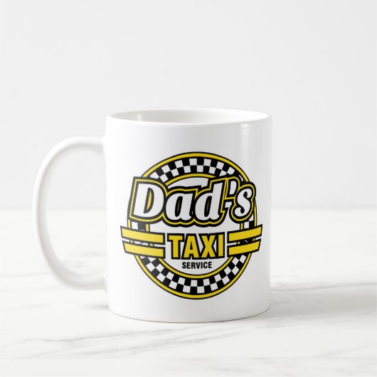 Papa's Taxi Service Mok - Ideaal Vaderdag cadeau (Links)