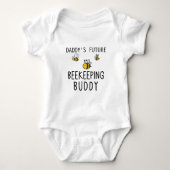 Papa's toekomstige bijenteelt Buddy Apiculture Romper (Voorkant)