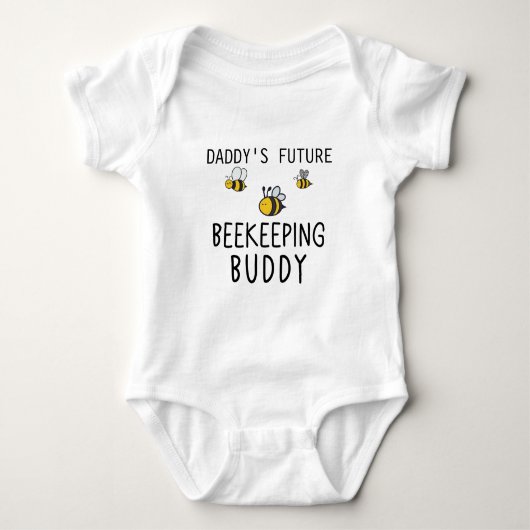 Papa's toekomstige bijenteelt Buddy Apiculture Romper (Voorkant)
