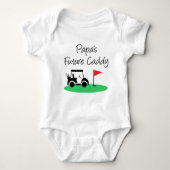 Papa's toekomstige caddy romper (Voorkant)