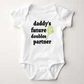 Papa's toekomstige 'Doubles' Partner Funny Romper (Voorkant)