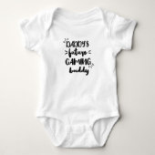 Papa's Toekomstige Gaming Buddy Grappige Gamer Vad Romper (Voorkant)