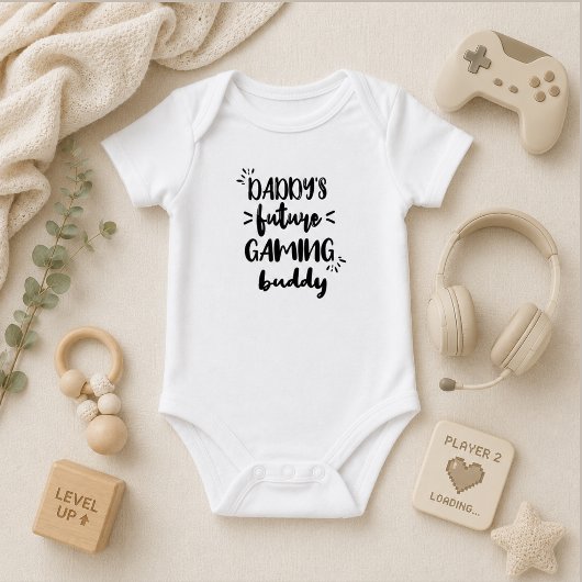 Papa's Toekomstige Gaming Buddy Grappige Gamer Vad Romper