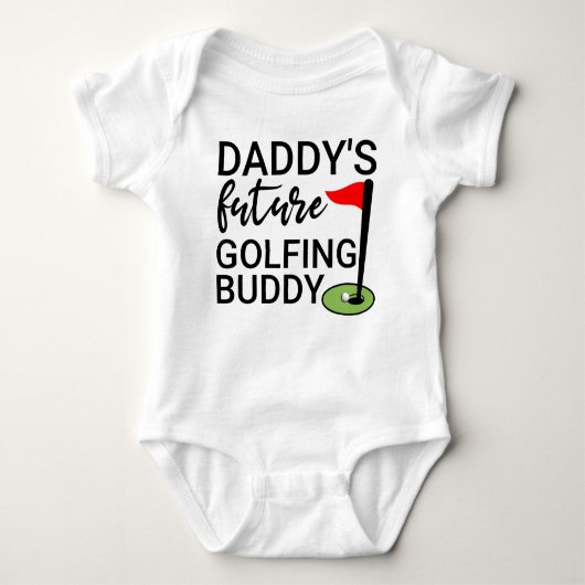 Papa's Toekomstige Golfboeddy Romper (Voorkant)