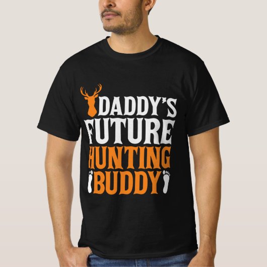 Papa's toekomstige jachtmaatje t-shirt (Voorkant)