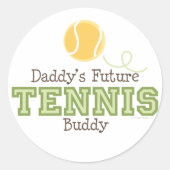Papa's toekomstige tennis buddy Sticker (Voorkant)