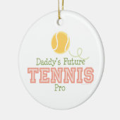 Papa's Toekomstige Tennis Pro Ornament (Links)