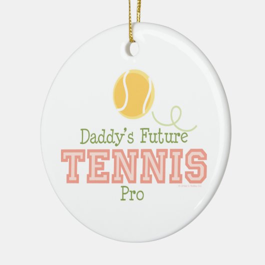 Papa's Toekomstige Tennis Pro Ornament (Links)