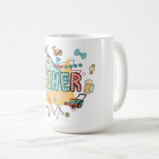 Papa's Toolbox: een viering van het vaderschap Koffiemok (Voorkant rechts)