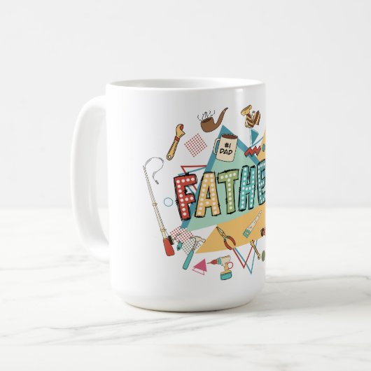 Papa's Toolbox: een viering van het vaderschap Koffiemok (Voorkant links)