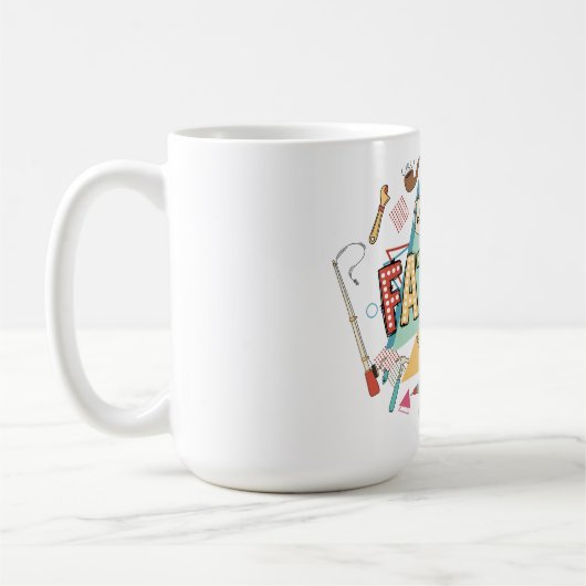 Papa's Toolbox: een viering van het vaderschap Koffiemok (Links)