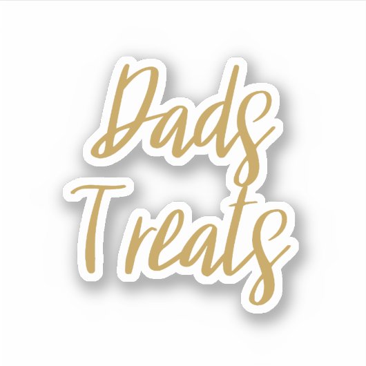 Papa's Treats Opslag Sticker (Voorkant)