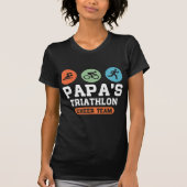 Papas Triathlon Cheer Team T-shirt (Voorkant)