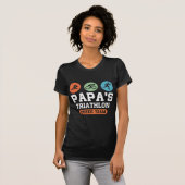 Papas Triathlon Cheer Team T-shirt (Voorkant volledig)
