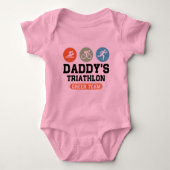 Papa's Triathlon-team Romper (Voorkant)