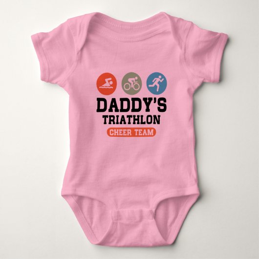 Papa's Triathlon-team Romper (Voorkant)