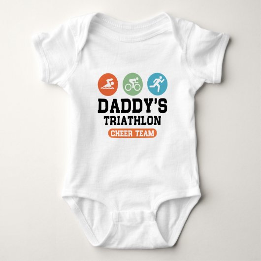 Papa's Triathlon-team Romper (Voorkant)