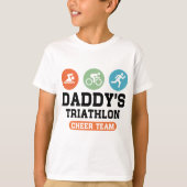 Papa's Triathlon-team T-shirt (Voorkant)