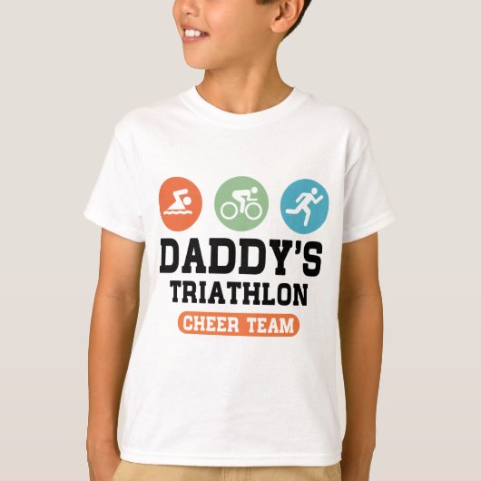 Papa's Triathlon-team T-shirt (Voorkant)