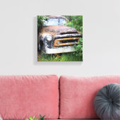 Papa's Truck Canvas Afdruk (Insitu (Woonkamer))