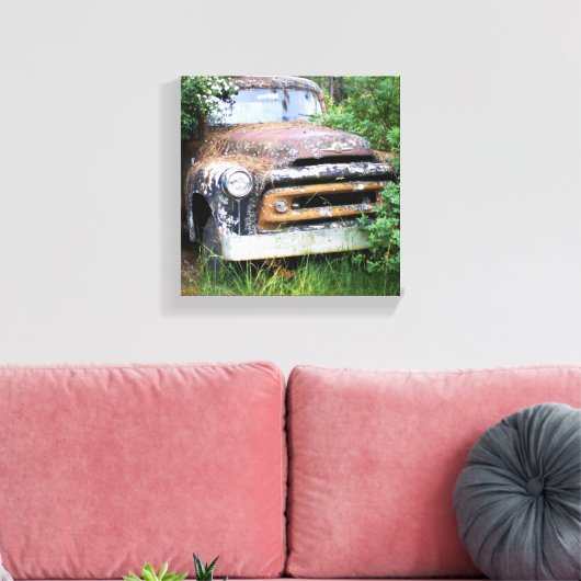 Papa's Truck Canvas Afdruk (Insitu (Woonkamer))