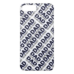 Papa's Typografie iPhone 7 Plus, alleen daar iPhone 8/7 Plus Hoesje