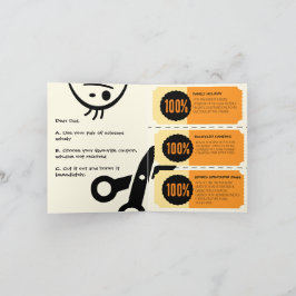 Papa's uitje: Vaderdag-groeten met tegoedbonnen Feestdagen Kaart