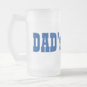 Papa's Vaderdag Verjaardag Frosted Glass Beer Mok (Links)