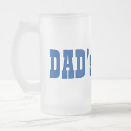 Papa's Vaderdag Verjaardag Frosted Glass Beer Mok