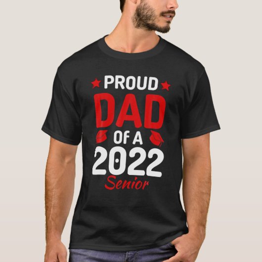 Papa's van een hoge Afstuderen van 2022 T-shirt (Voorkant)