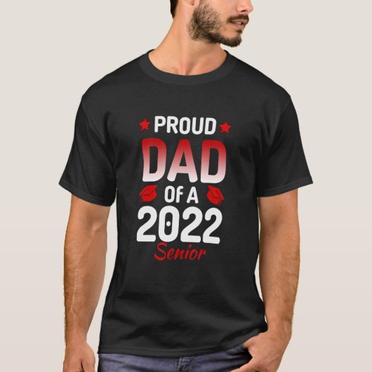 Papa's van een hoge Afstuderen van 2022 T-shirt (Voorkant)