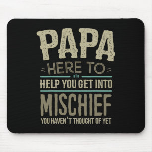 Papa's van kleinkinderen voor mannen Vaderdag Papa Muismat