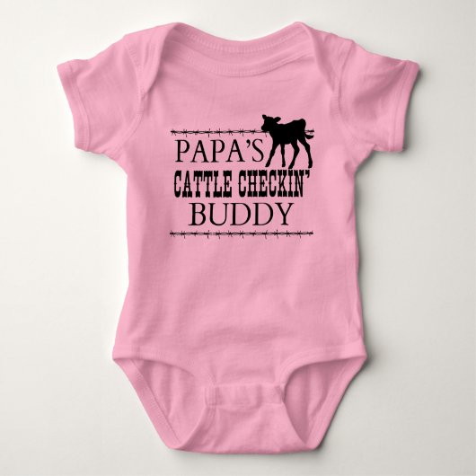 PAPA'S VEE CHECKING BUDDY ROMPER (Voorkant)