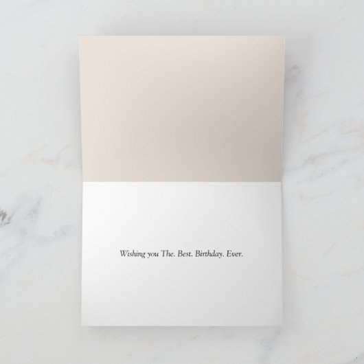 Papa's verjaardag rustieke oude roeiboot kaart (Binnen)