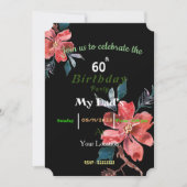 Papa's verjaardag uitnodiging (Voorkant)