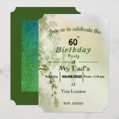 Papa's verjaardag uitnodiging (Voorkant / Achterkant)